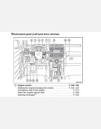 toyota land cruiser prado 2018 owners manual rhd & lhd